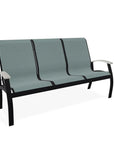 Belle Isle Sling Marine Grade Polymer Arms 3-Seat Sofa