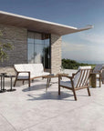 Castelle Berkeley Outdoor Couch Set With Table Set