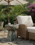 LH Home Binx Concrete Outdoor Side Table