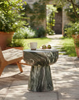 LH Home Binx Concrete Outdoor Side Table