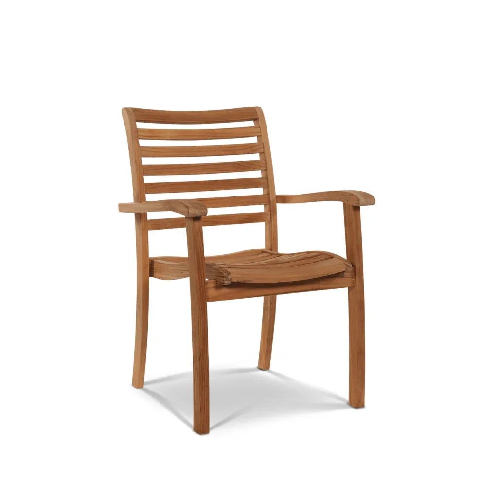 HiTeak Birmingham Teak Patio Square Dining Set 5PC
