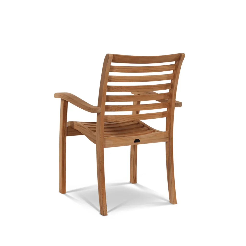 HiTeak Birmingham Teak Patio Square Dining Set 5PC