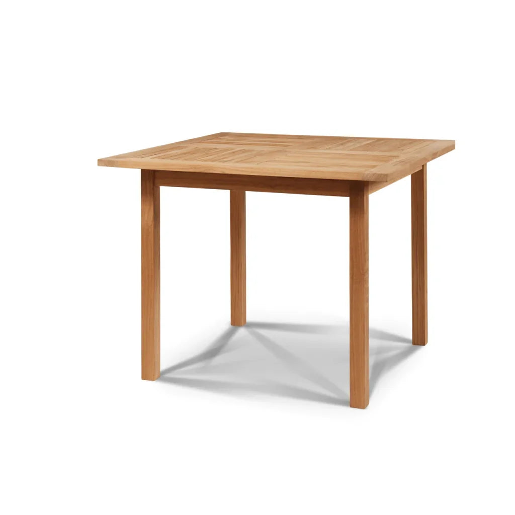 HiTeak Birmingham Teak Patio Square Dining Set 5PC