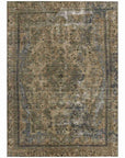 LOOMLAN Rugs Blazura Brown Washable Indoor-Outdoor Rug