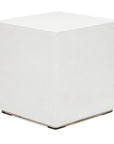 Bloc Concrete Outdoor Square End Table