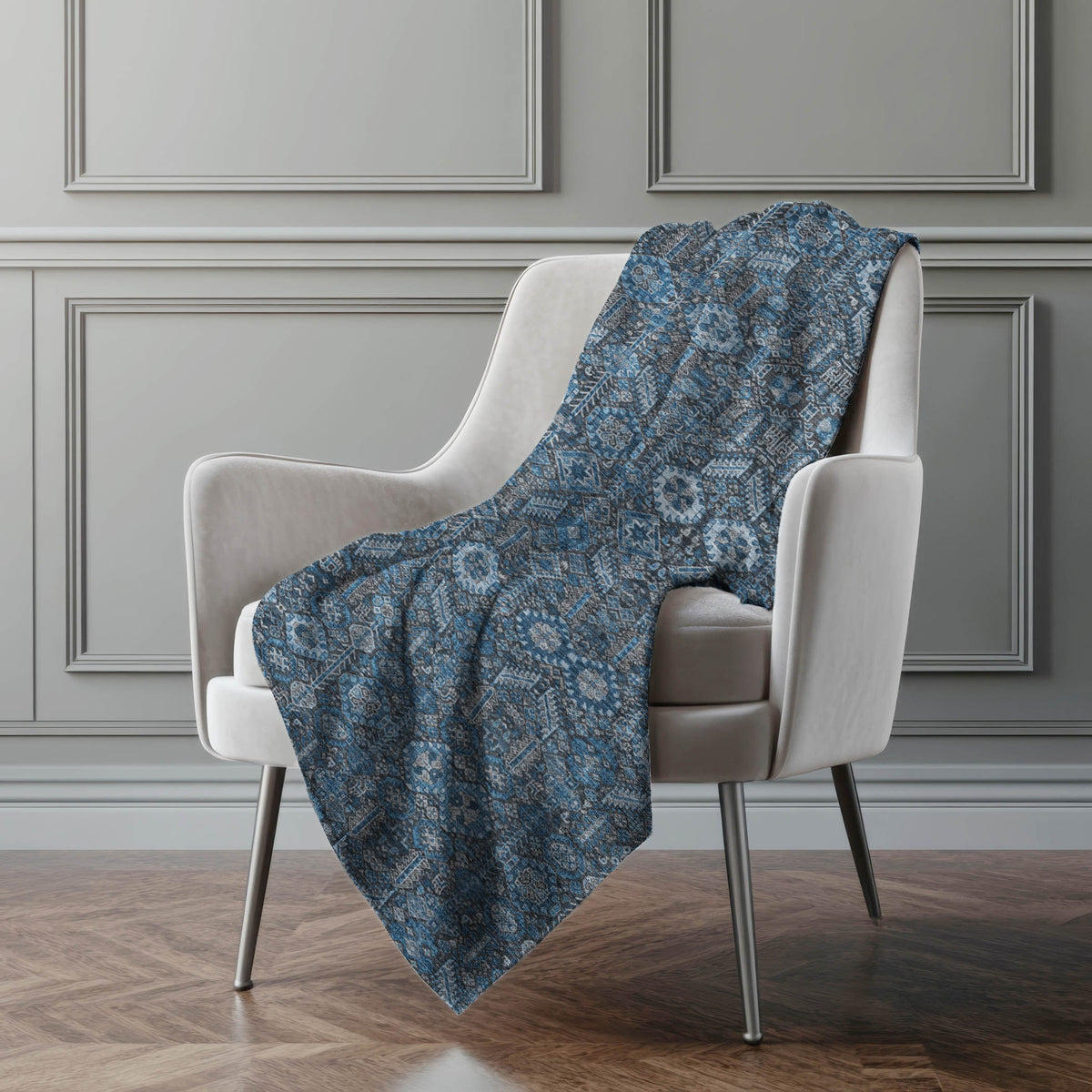 Addison Rugs Bohemian Blue Washable Indoor-Outdoor Rug