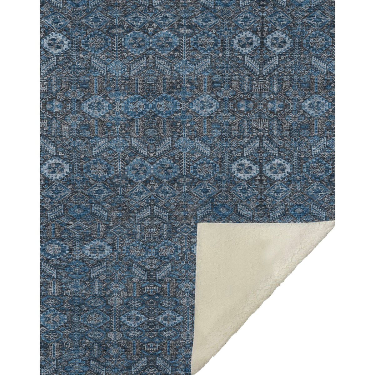 Addison Rugs Bohemian Blue Washable Indoor-Outdoor Rug