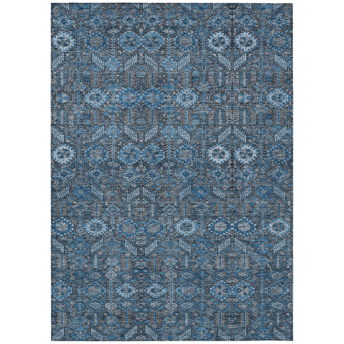 Addison Rugs Bohemian Blue Washable Indoor-Outdoor Rug