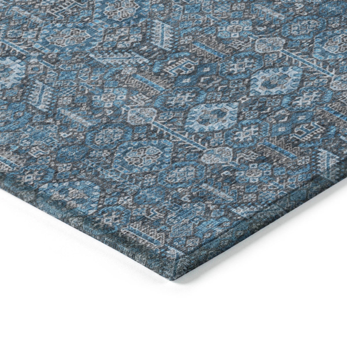 Addison Rugs Bohemian Blue Washable Indoor-Outdoor Rug