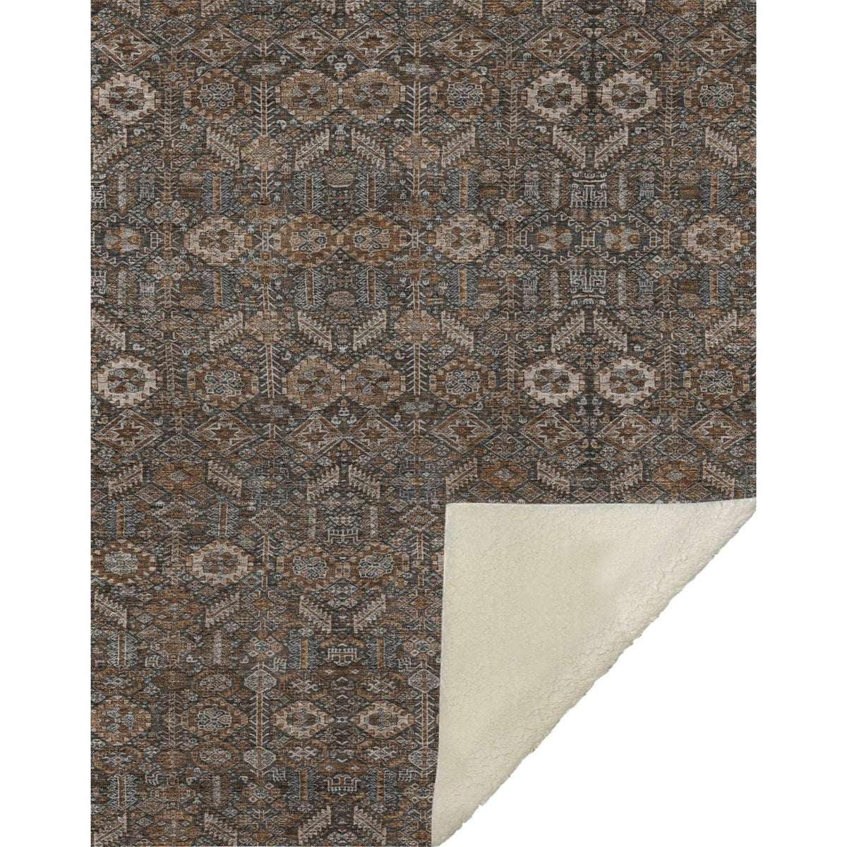 Addison Rugs Bohemian Brown Washable Indoor-Outdoor Rug