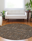 Addison Rugs Bohemian Brown Washable Indoor-Outdoor Rug
