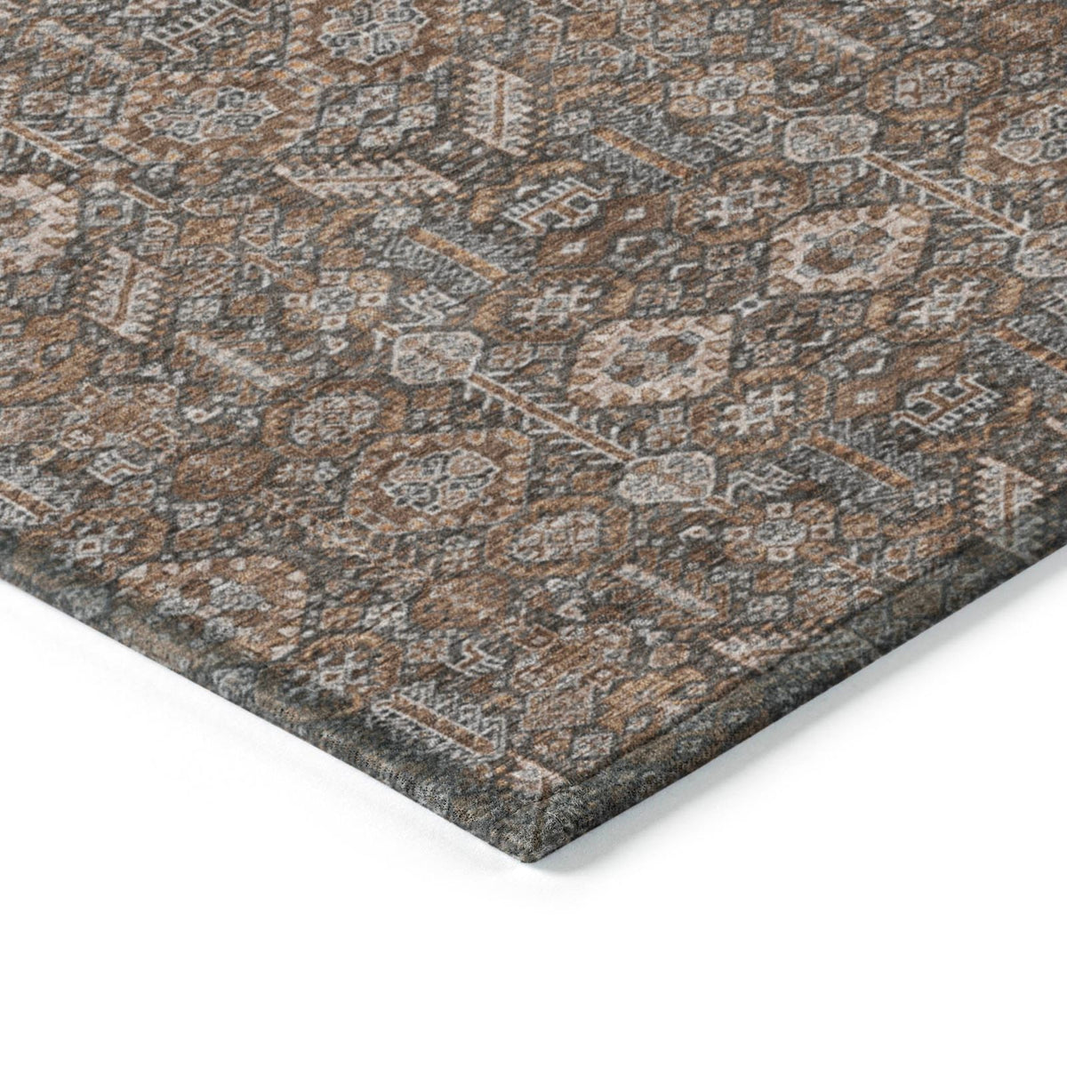 Addison Rugs Bohemian Brown Washable Indoor-Outdoor Rug