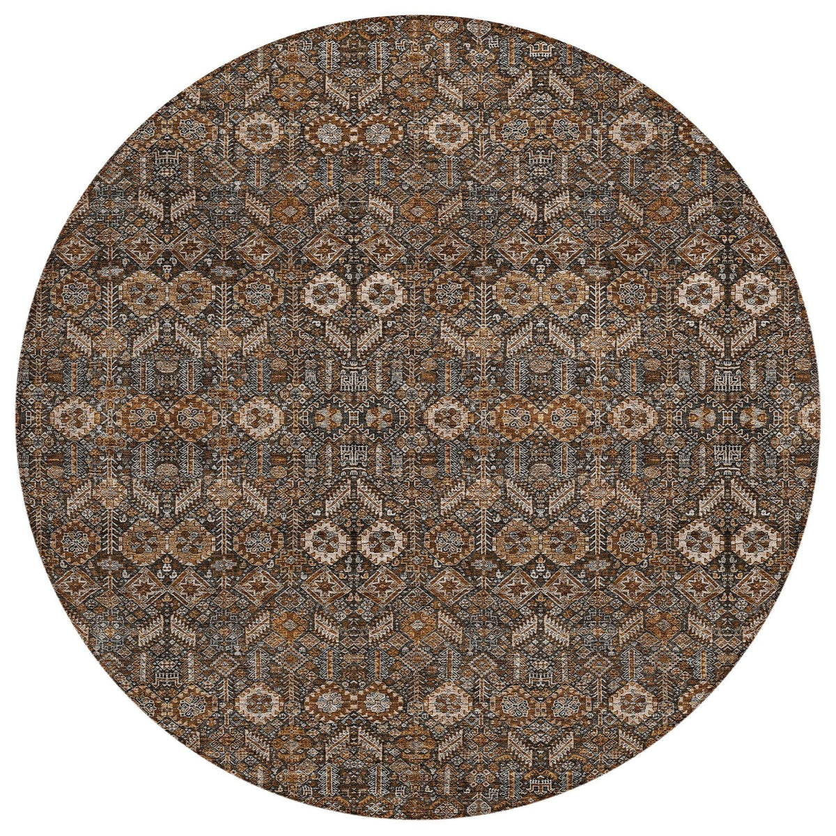 Addison Rugs Bohemian Brown Washable Indoor-Outdoor Rug