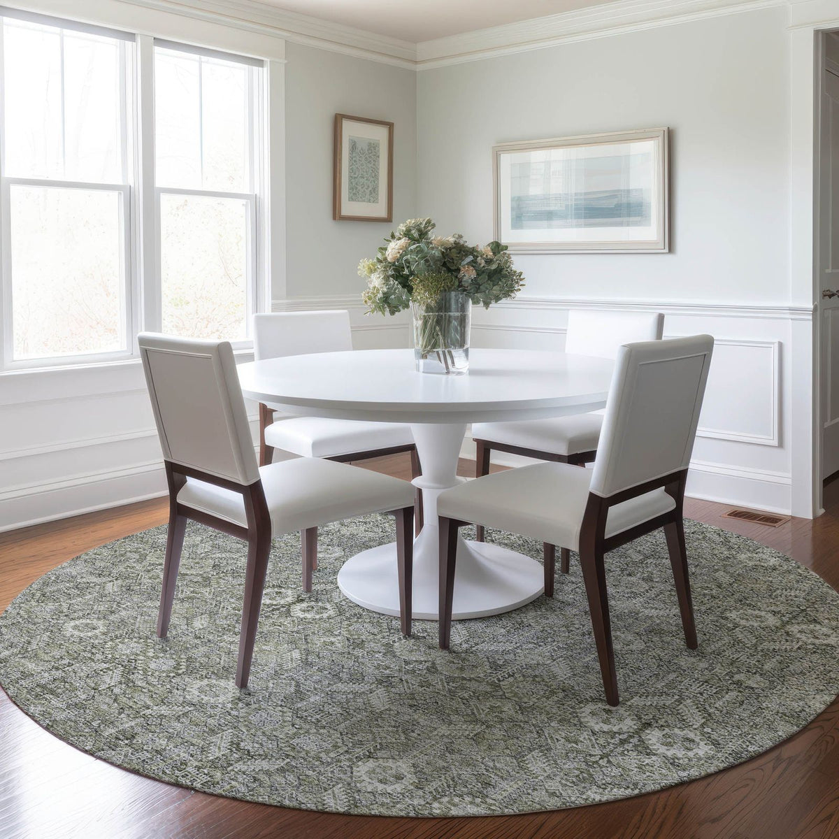 Addison Rugs Bohemian Grey Washable Indoor-Outdoor Rug
