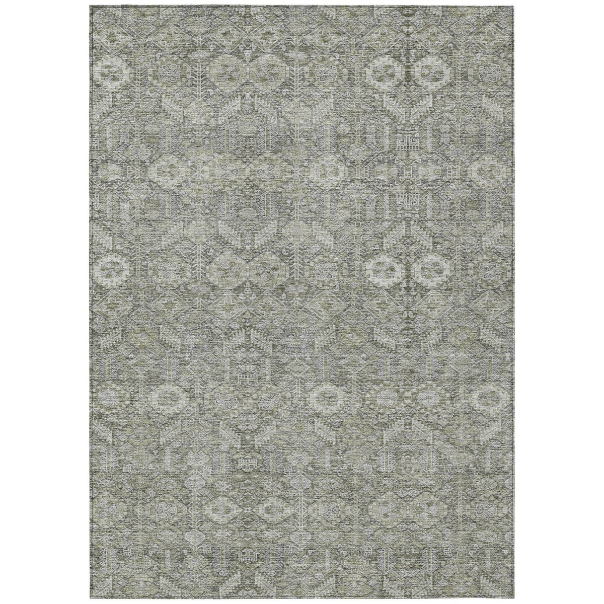 Addison Rugs Bohemian Grey Washable Indoor-Outdoor Rug