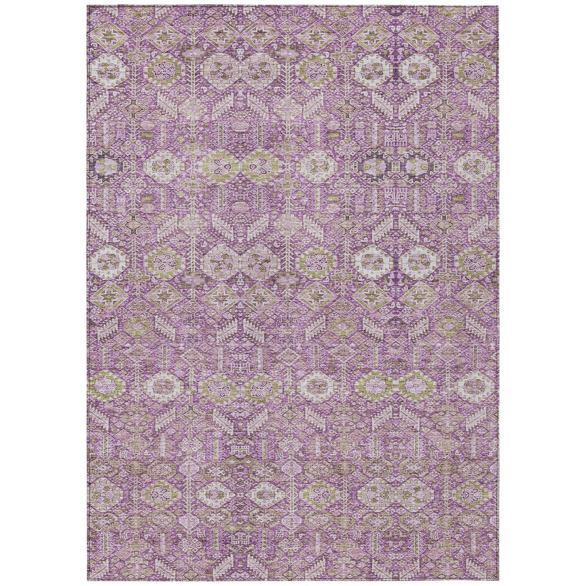Addison Rugs Bohemian Lavender Washable Indoor-Outdoor Rug