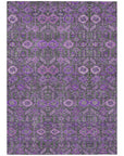 Addison Rugs Bohemian Purple Washable Indoor-Outdoor Rug