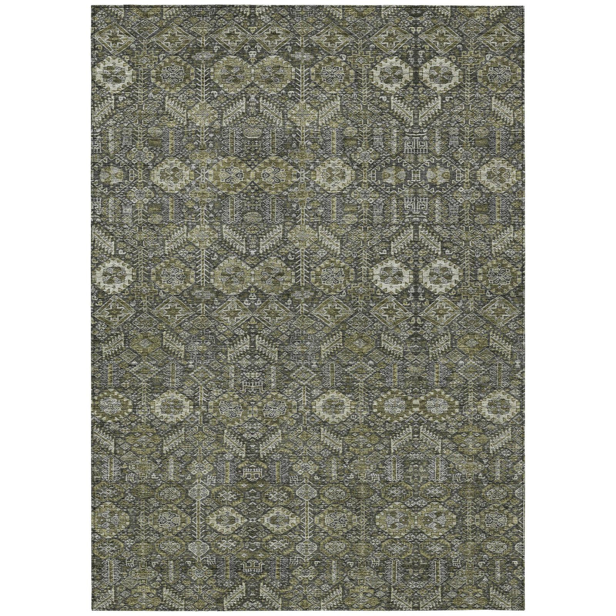 Addison Rugs Bohemian Taupe Washable Indoor-Outdoor Rug