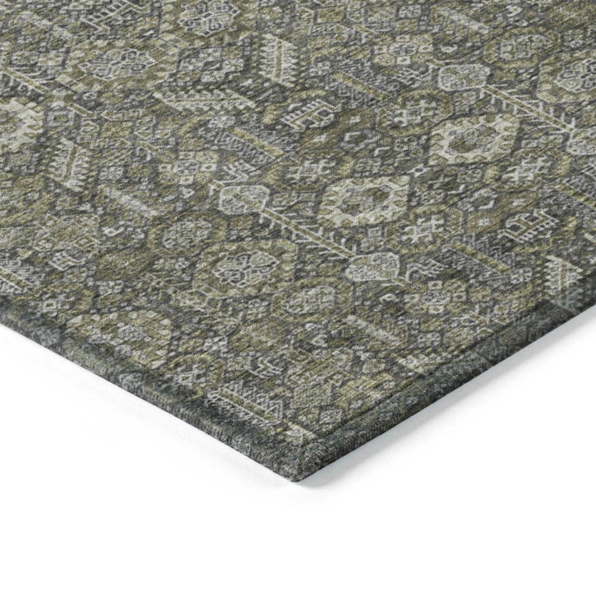 Addison Rugs Bohemian Taupe Washable Indoor-Outdoor Rug
