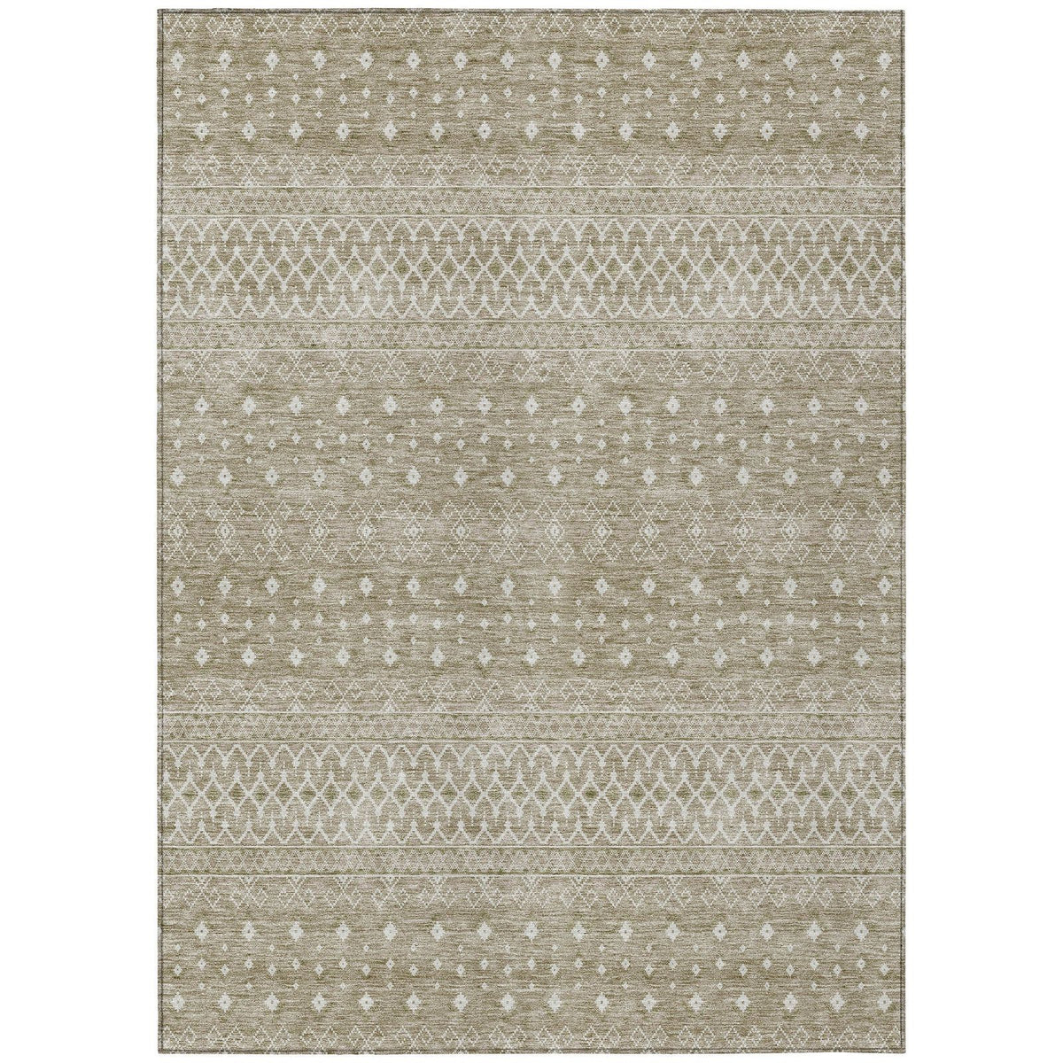 Addison Rugs Boho Brown Washable Indoor-Outdoor Rug