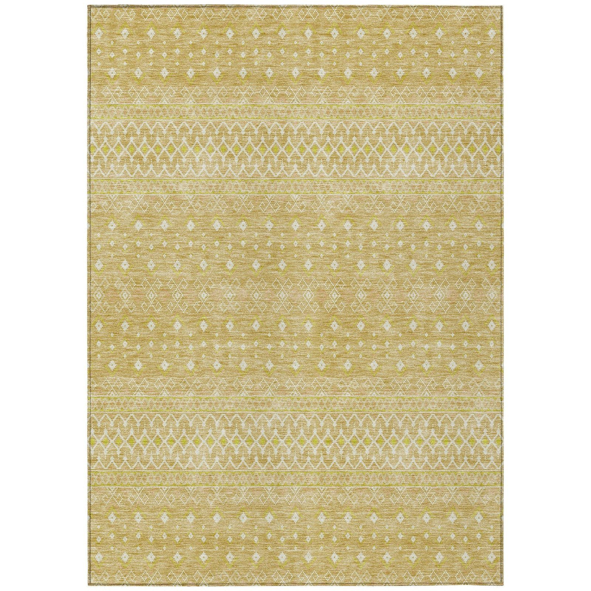 Addison Rugs Boho Gold Washable Indoor-Outdoor Rug