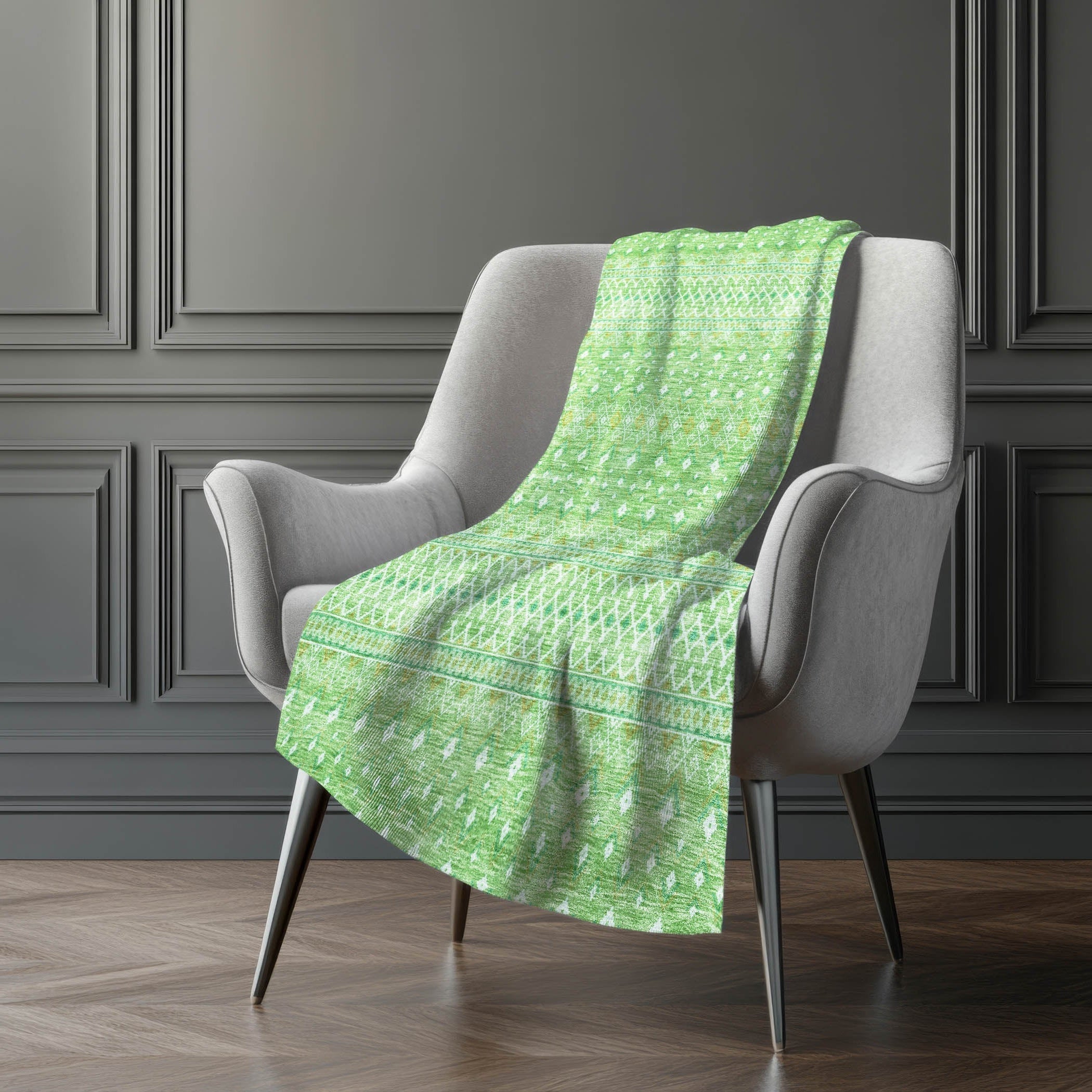 Addison Rugs Boho Green Washable Indoor-Outdoor Rug