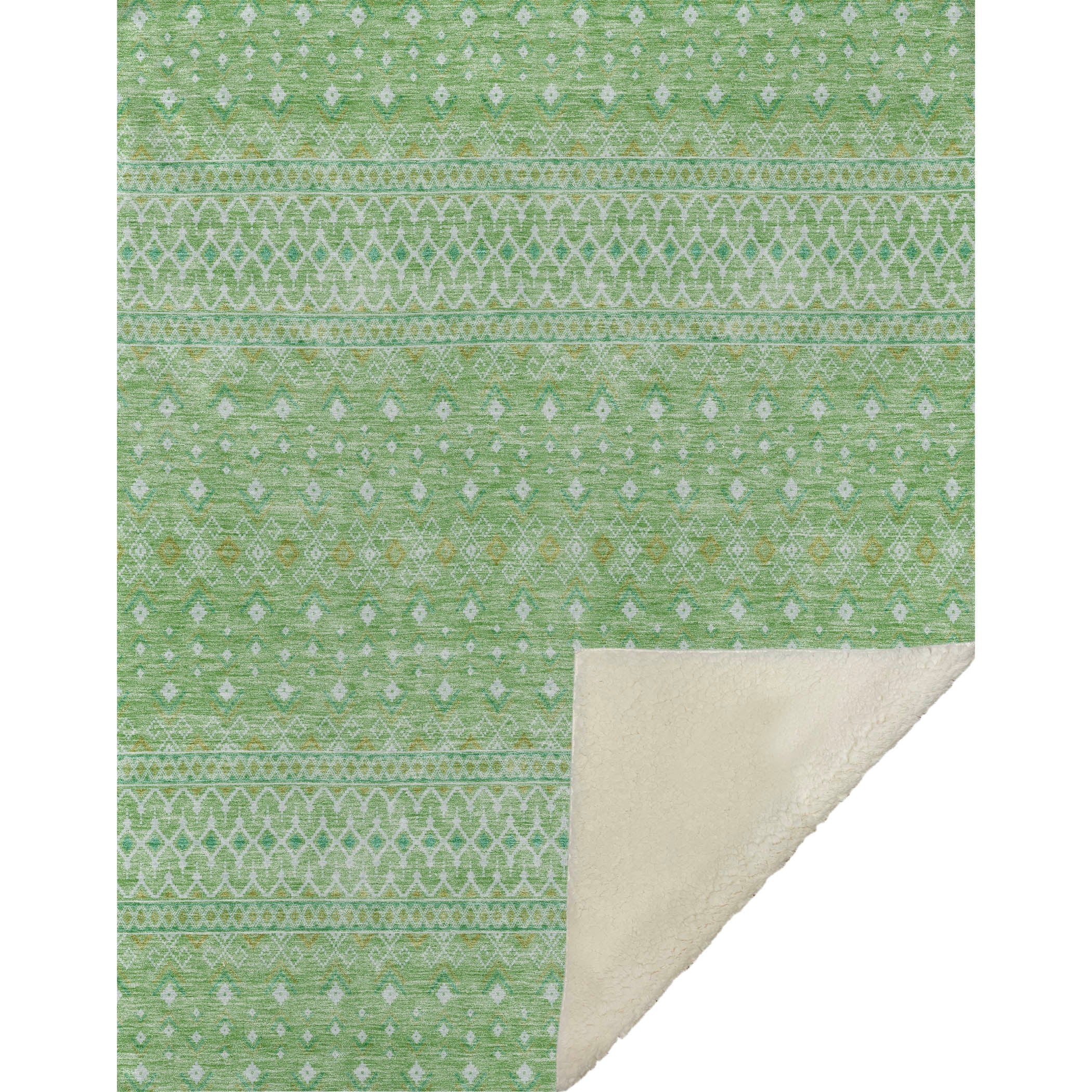 Addison Rugs Boho Green Washable Indoor-Outdoor Rug