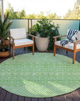Addison Rugs Boho Green Washable Indoor-Outdoor Rug