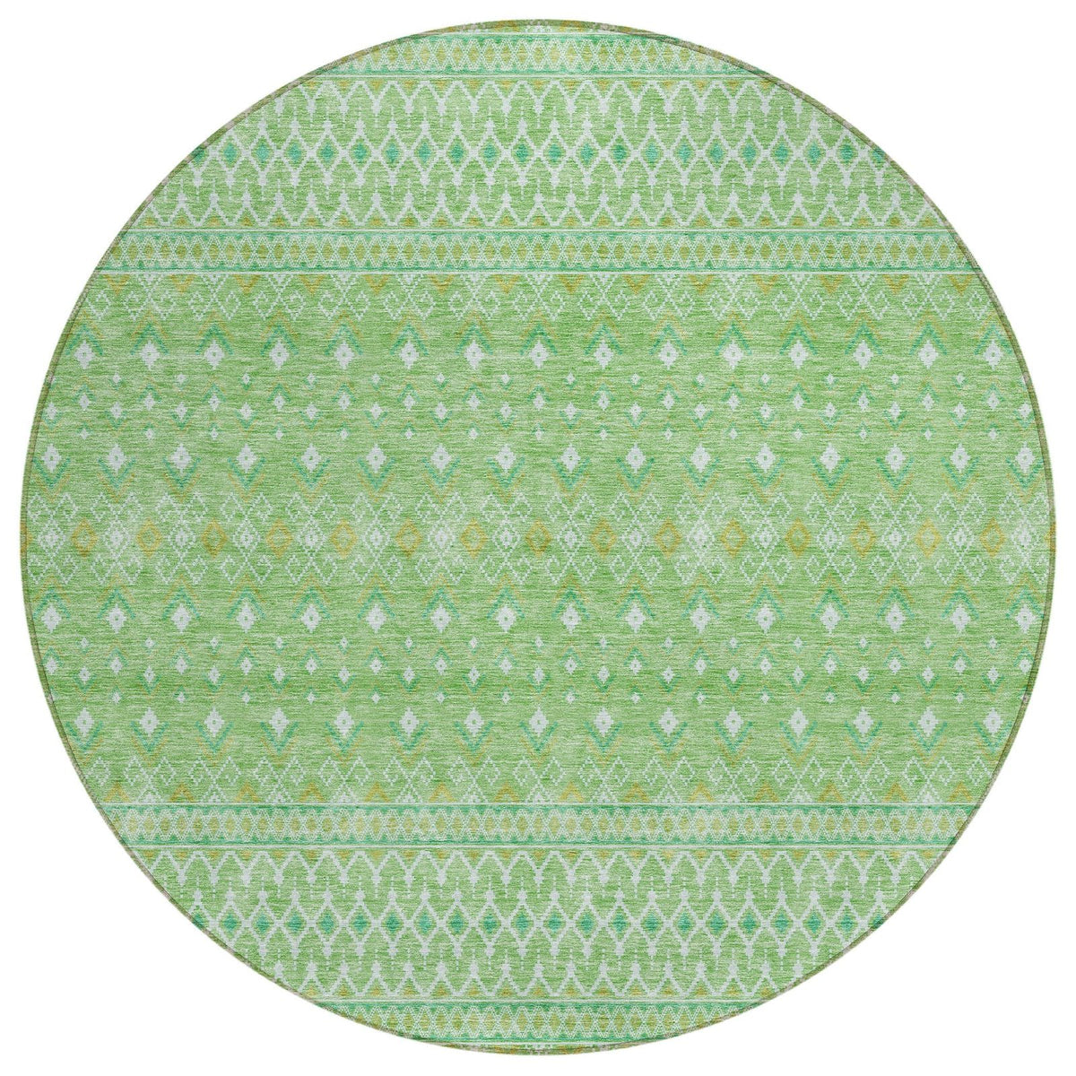 Addison Rugs Boho Green Washable Indoor-Outdoor Rug