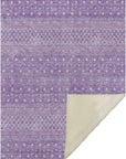 Boho Purple Washable Indoor-Outdoor Rug