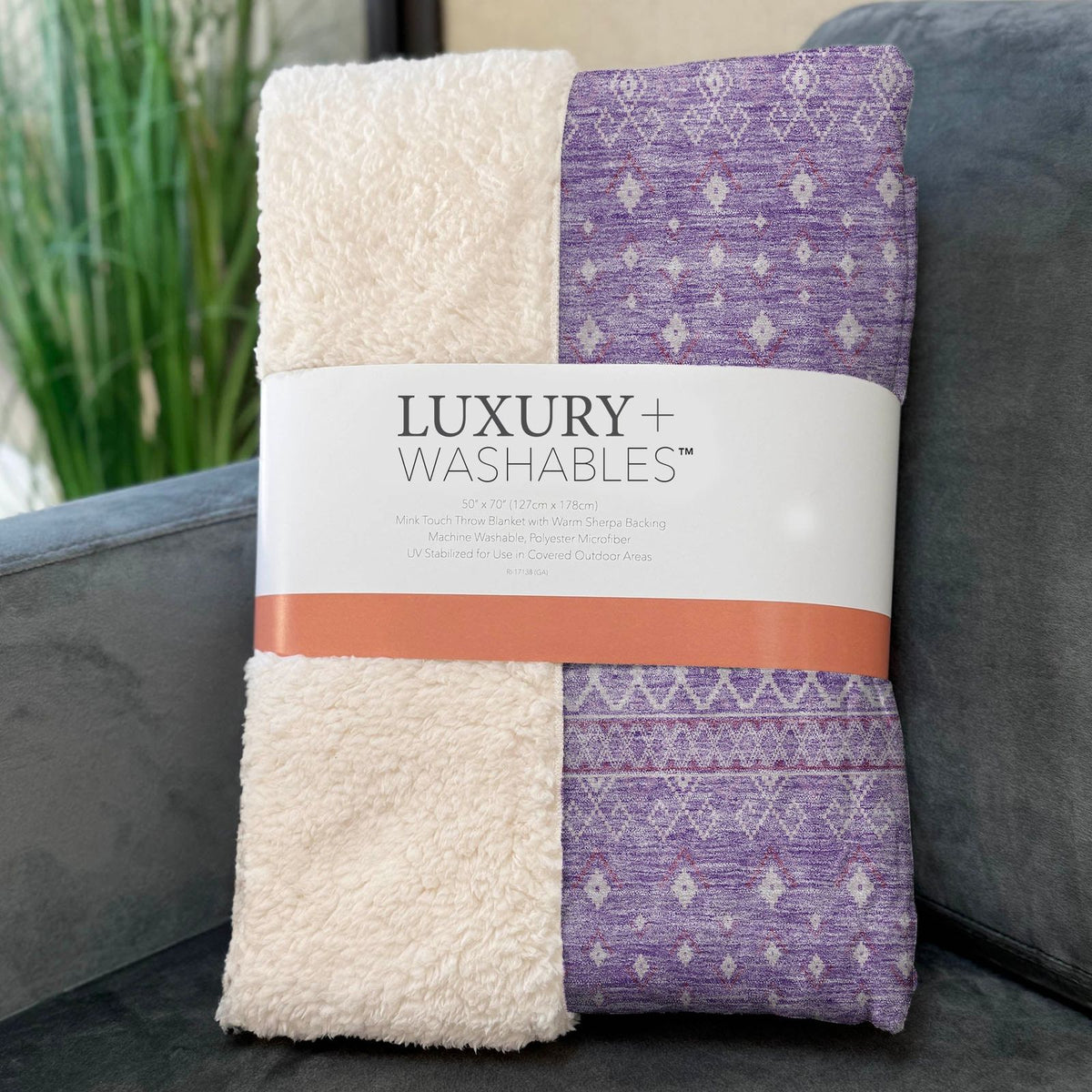 Addison Rugs Boho Purple Washable Indoor-Outdoor Rug