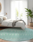 Addison Rugs Boho Teal Washable Indoor-Outdoor Rug