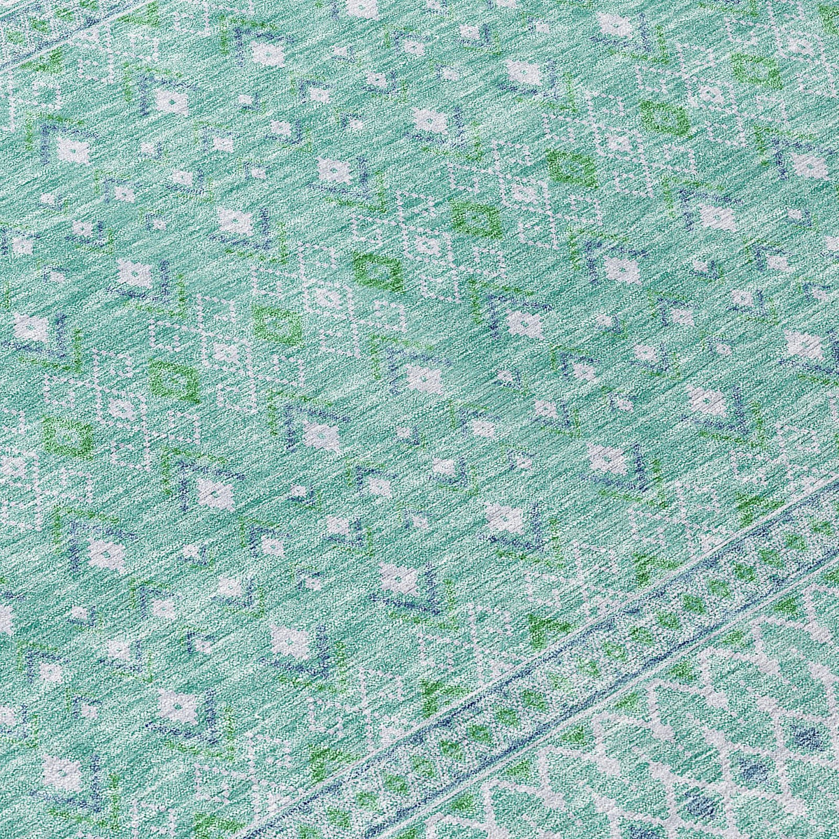 Addison Rugs Boho Teal Washable Indoor-Outdoor Rug