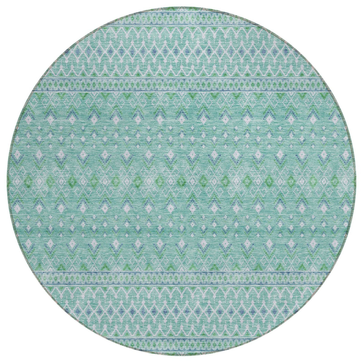 Addison Rugs Boho Teal Washable Indoor-Outdoor Rug