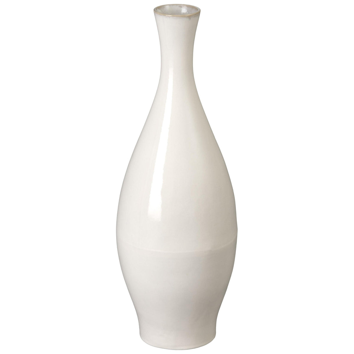 Emissary Bottle Glossy Glaze Ceramic Vase