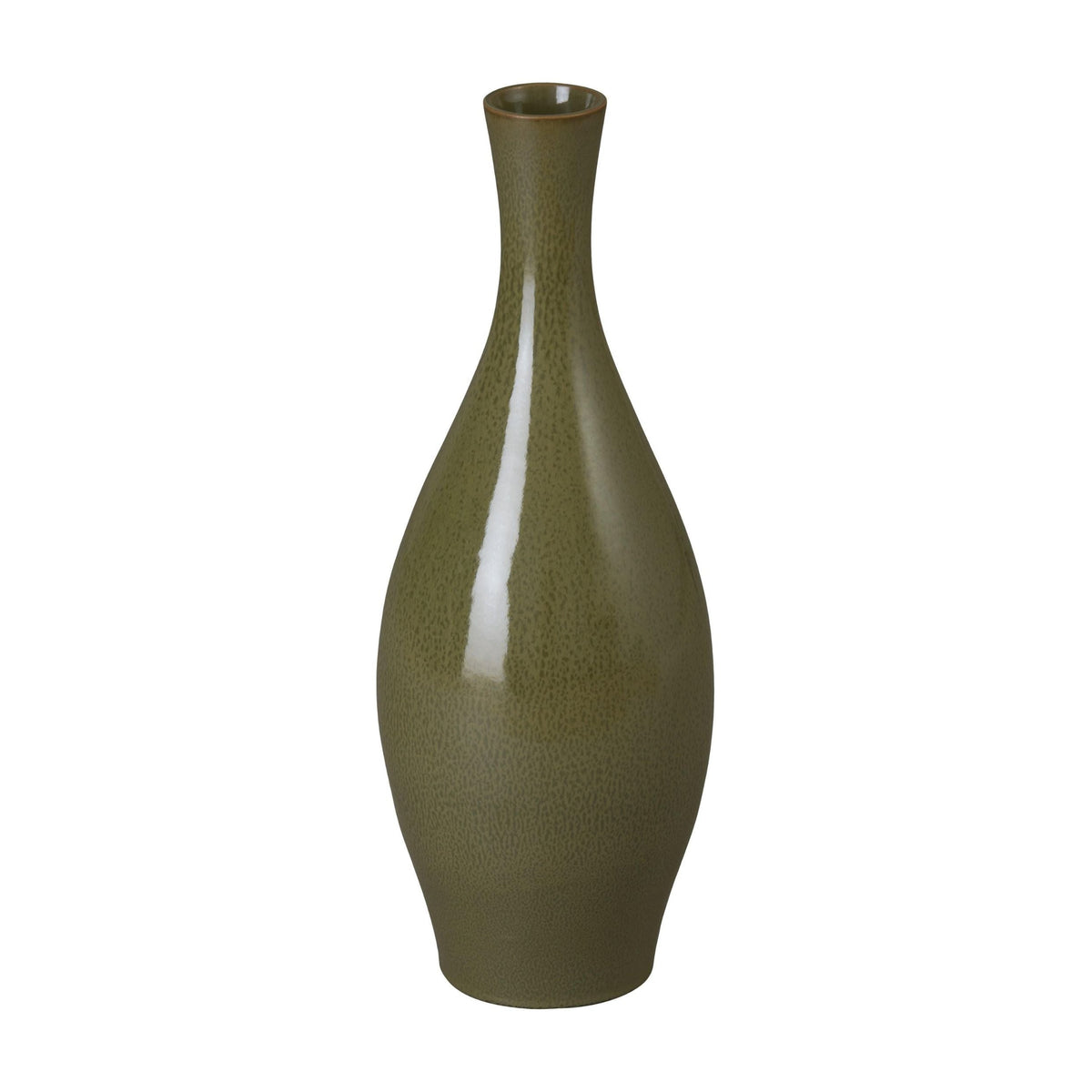 Emissary Bottle Glossy Glaze Ceramic Vase
