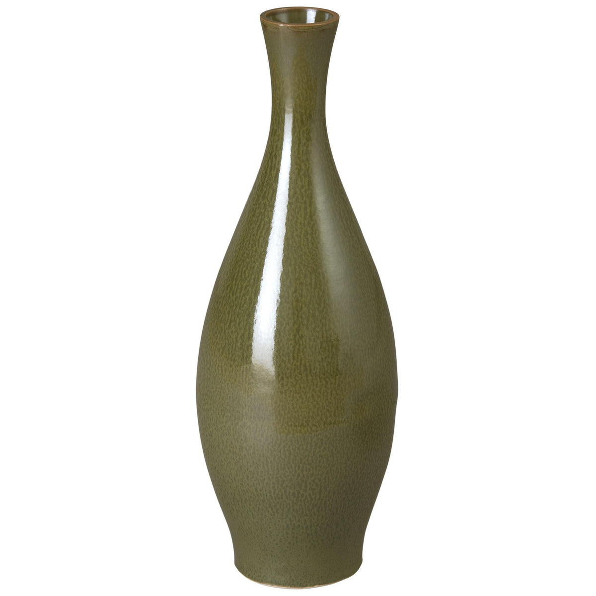 Emissary Bottle Glossy Glaze Ceramic Vase
