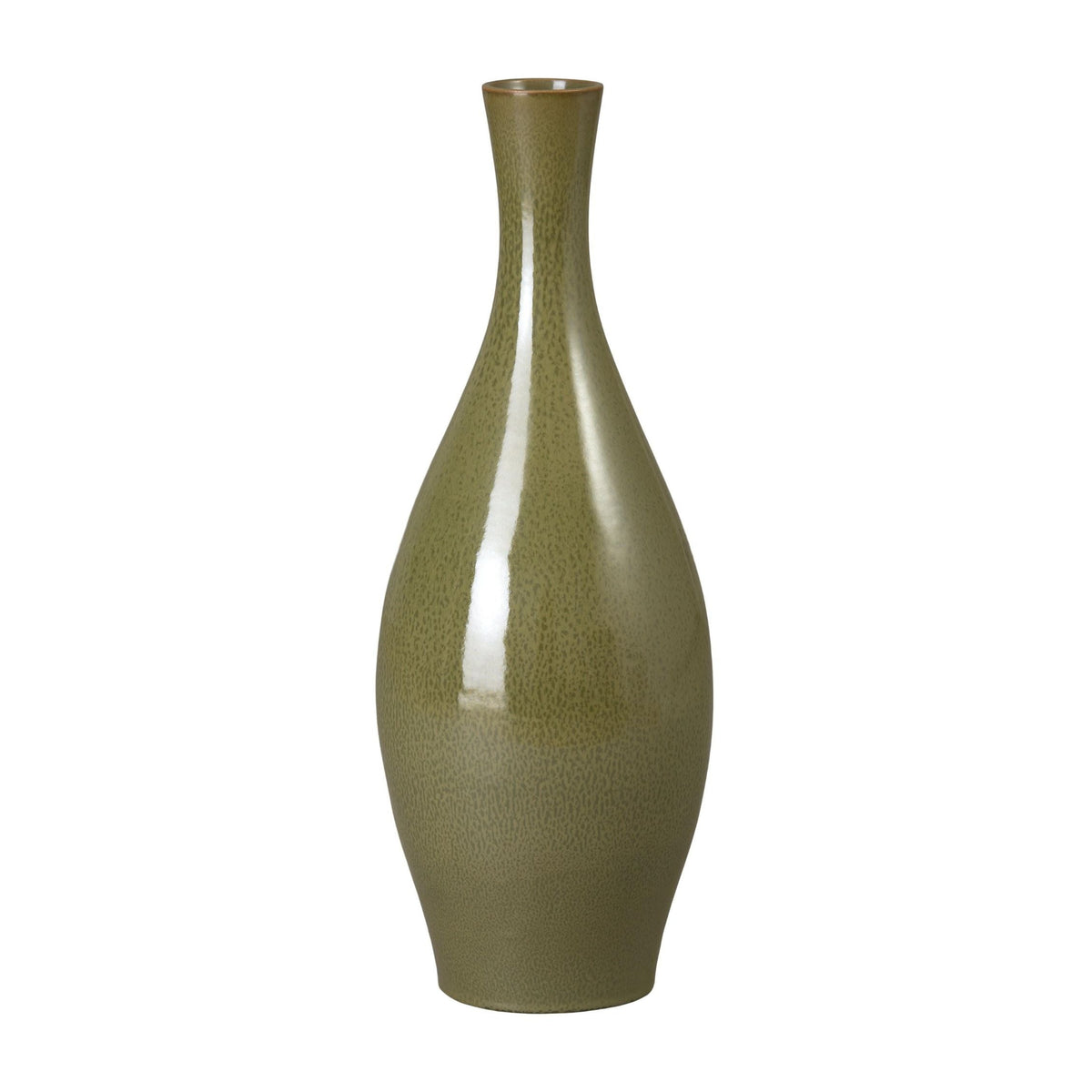 Emissary Bottle Glossy Glaze Ceramic Vase