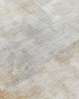 LOOMLAN Rugs Braeain Ivory Washable Indoor-Outdoor Rug