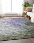 LOOMLAN Rugs Braearis Lavender Washable Indoor-Outdoor Rug