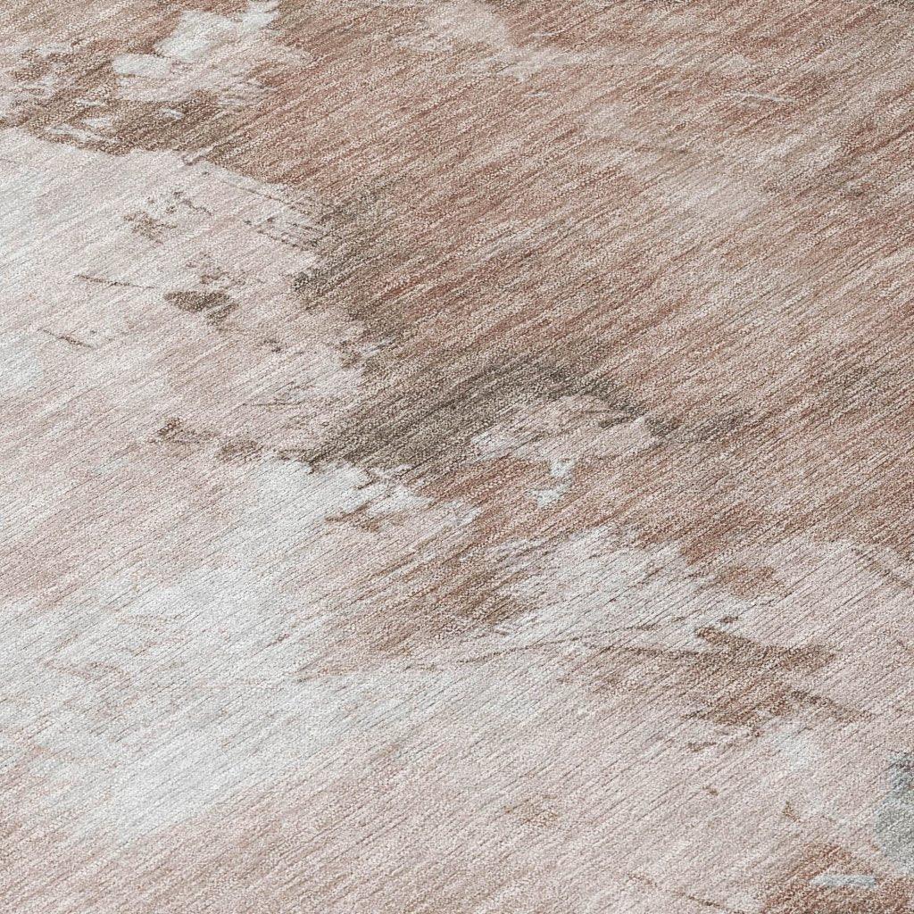 LOOMLAN Rugs Braeas Brown Washable Indoor-Outdoor Rug