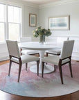 LOOMLAN Rugs Braeas Pink Washable Indoor-Outdoor Rug