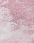 LOOMLAN Rugs Braeas Pink Washable Indoor-Outdoor Rug