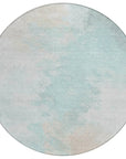 LOOMLAN Rugs Braeas Seafoam Washable Indoor-Outdoor Rug