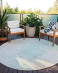 LOOMLAN Rugs Braeas Seafoam Washable Indoor-Outdoor Rug