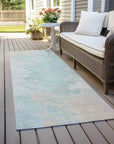 LOOMLAN Rugs Braeas Seafoam Washable Indoor-Outdoor Rug