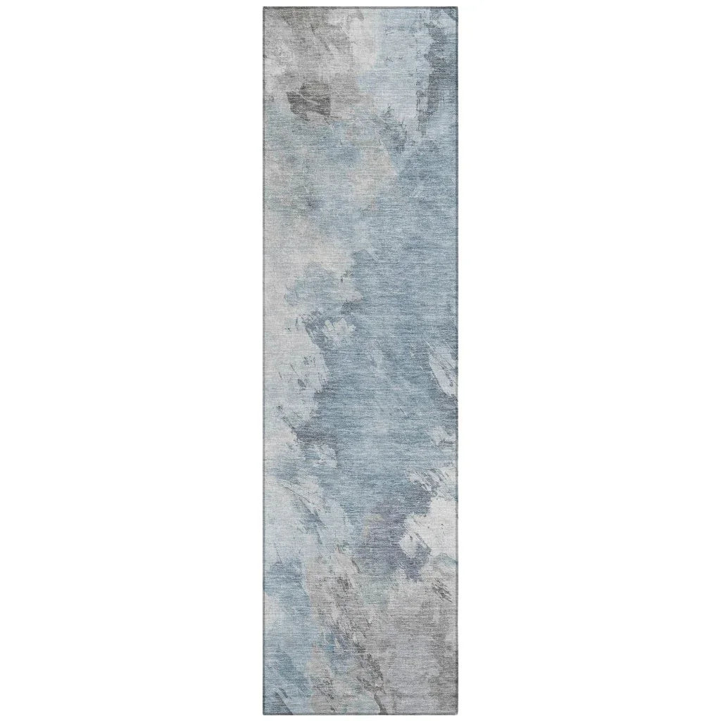 LOOMLAN Rugs Braeas Sky Washable Indoor-Outdoor Rug