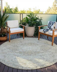 LOOMLAN Rugs Braeor Brown Washable Indoor-Outdoor Rug