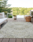 LOOMLAN Rugs Braeor Brown Washable Indoor-Outdoor Rug
