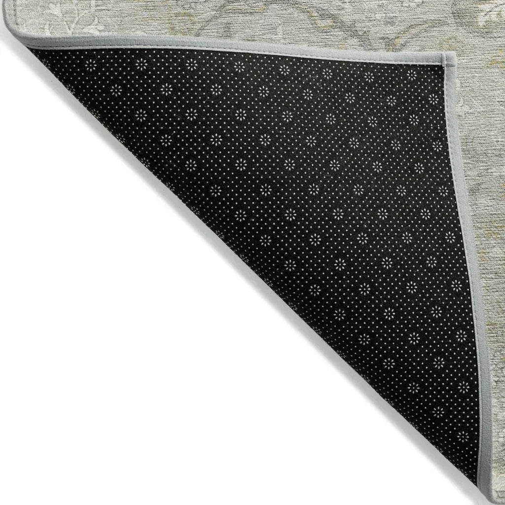 LOOMLAN Rugs Braeor Brown Washable Indoor-Outdoor Rug